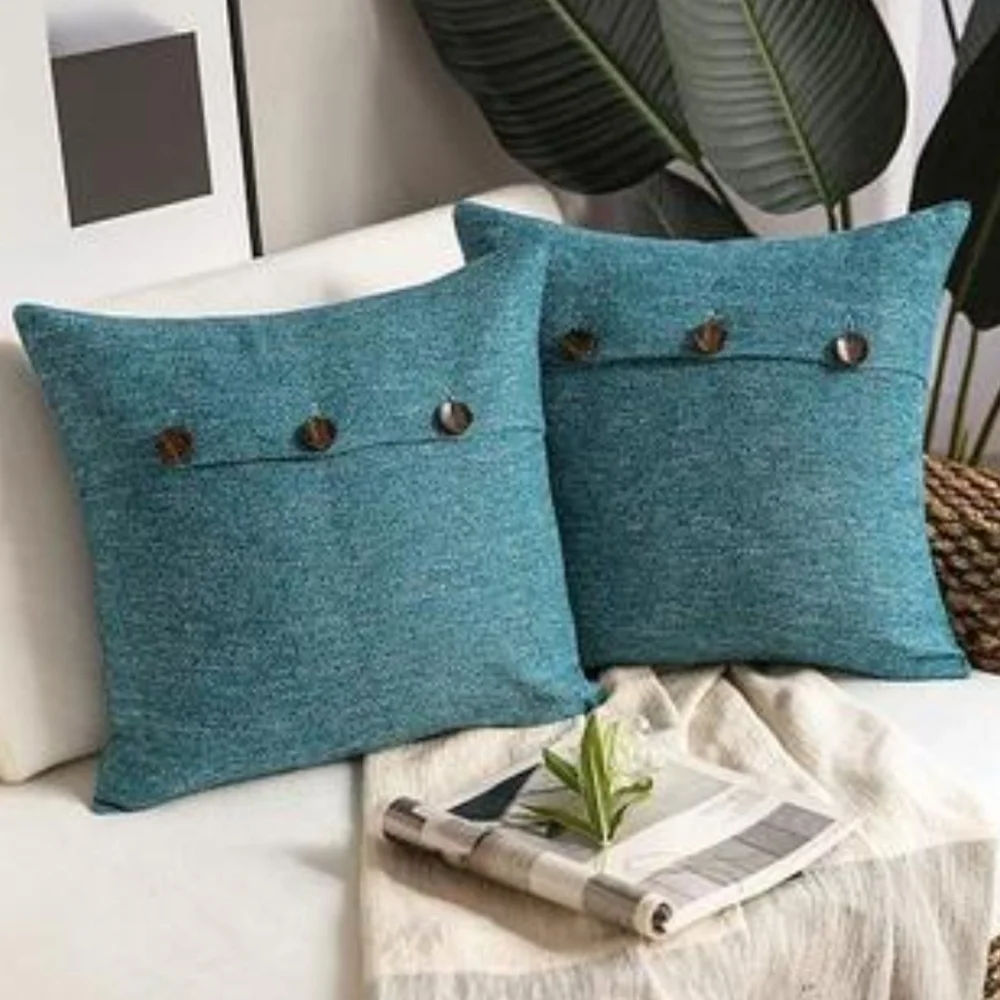 💙 Phantoscope burlap linen pillow cover